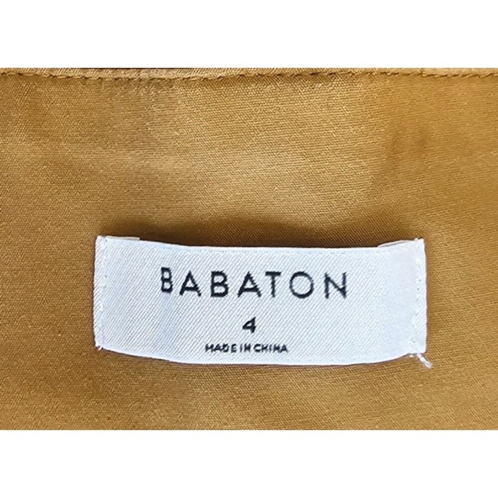 Babaton Zayden Belted  Pant Trouser Straight Leg Ankle Womens Sz 4 - Picture 6 of 11